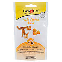 Ласощі для котів GimCat Multi-Vitamin Tabs 40 г (мультивітамін)