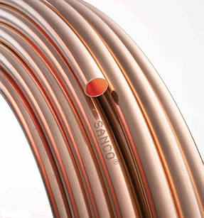 Труба мідна м'яка в бухті KME Sanco 6х1 мм (бухта 50 м)