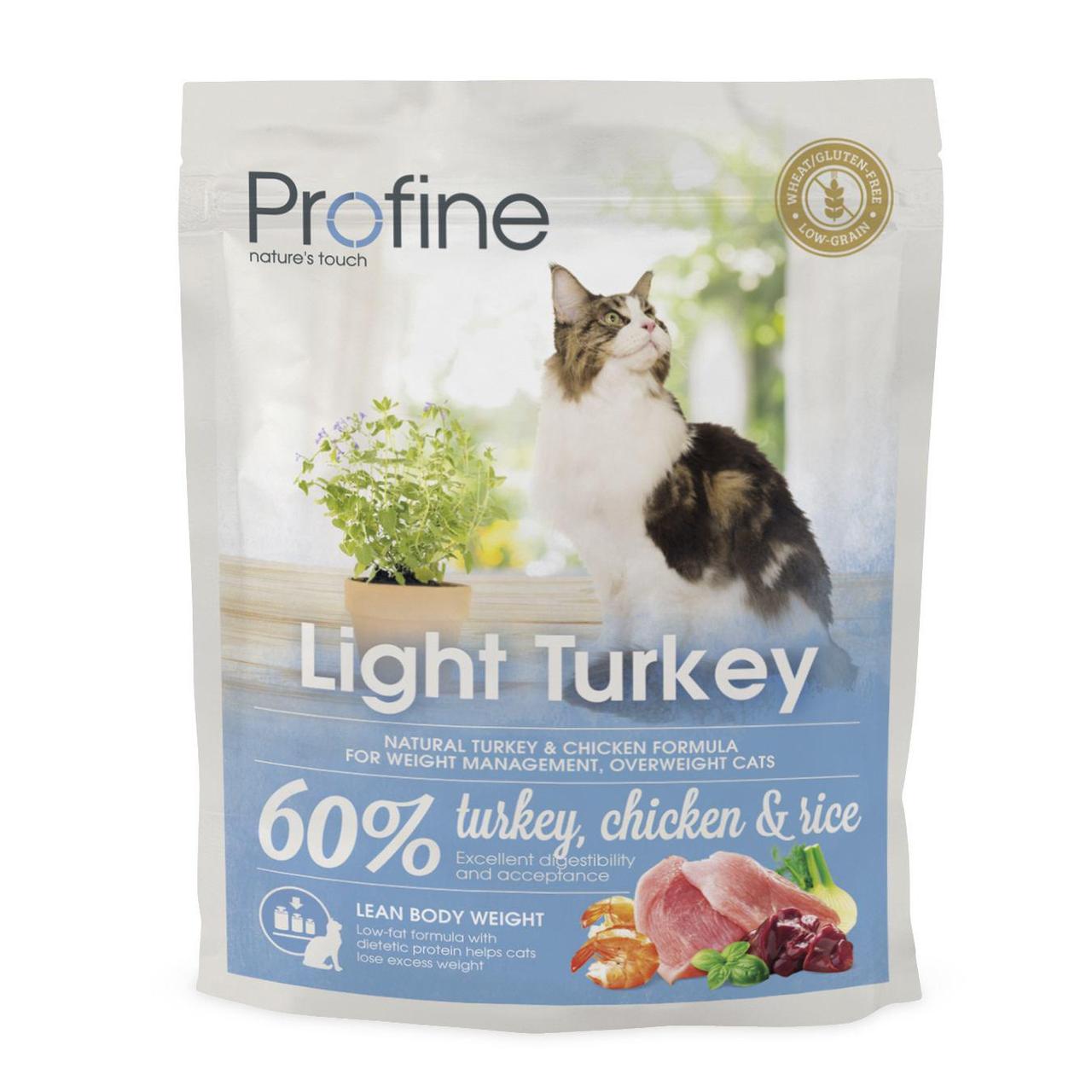 Сухий корм Profine Cat Light 0.3 кг для кішок із зайвою вагою (індичка і курка)