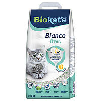 Наповнювач туалету для кішок Biokats Bianco Fresh 10 кг (бентонітовий)