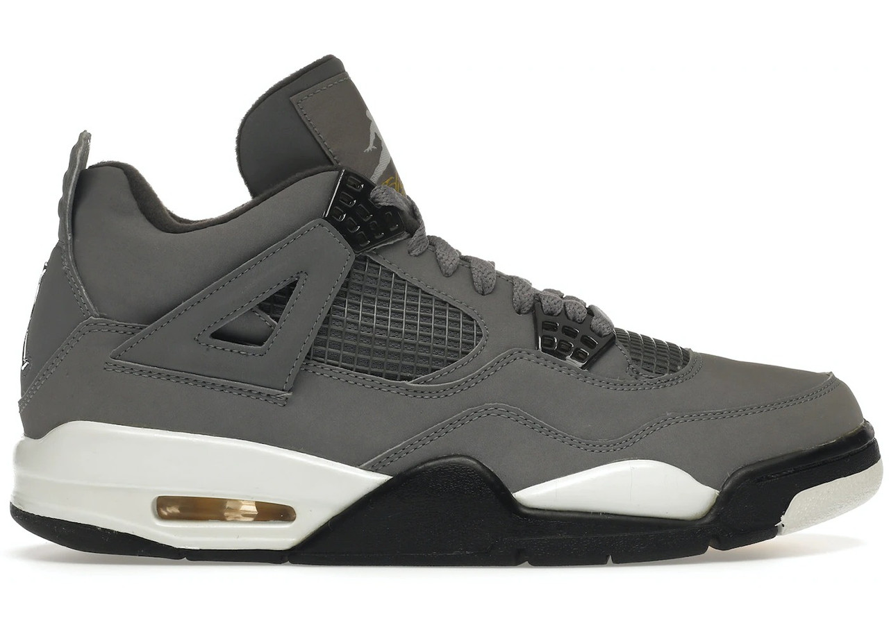 Grey 4s jordans best sale