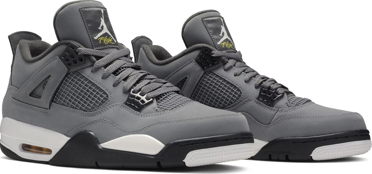 Jordan retro cheap 4 grey suede