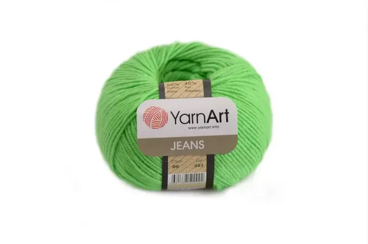 Jeans-60 Пряжа YarnArt Jeans, 10 шт