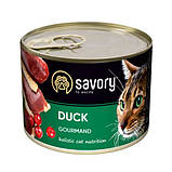 Savory Cat Adult Duck для кішок з качкою 200 г, фото 4