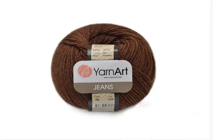 Jeans-70 Пряжа YarnArt Jeans, 10 шт