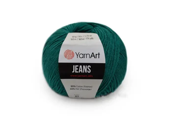 Jeans-63  Пряжа YarnArt Jeans