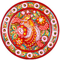 Декоративная тарелка "Жар-птица"