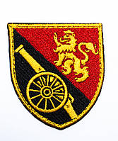 Шеврон нарукавний знак 45 Окрема Артилерійська Бригада 45 ОАБр повноколірний на липучці