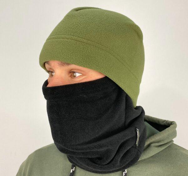 Шапка Fleece 220 олива (LE1757), фото 1