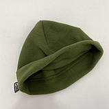 Шапка Fleece 220 олива (LE1757), фото 2