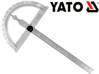 УГЛОМЕР-ТРАНСПОРТИР С ЛИНЕЙКОЙ YATO 120 Х 150 ММ