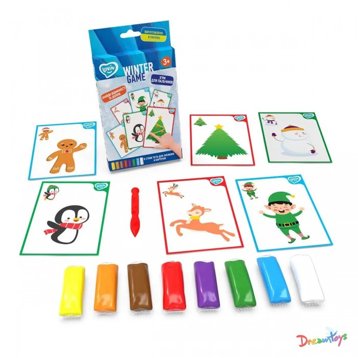 Набір для ліплення з тістом Winter Game