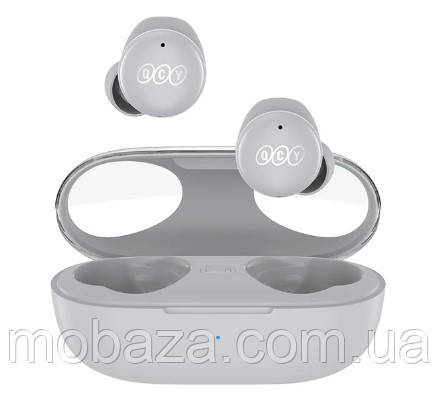 Bluetooth-гарнитура QCY T17S Grey/White