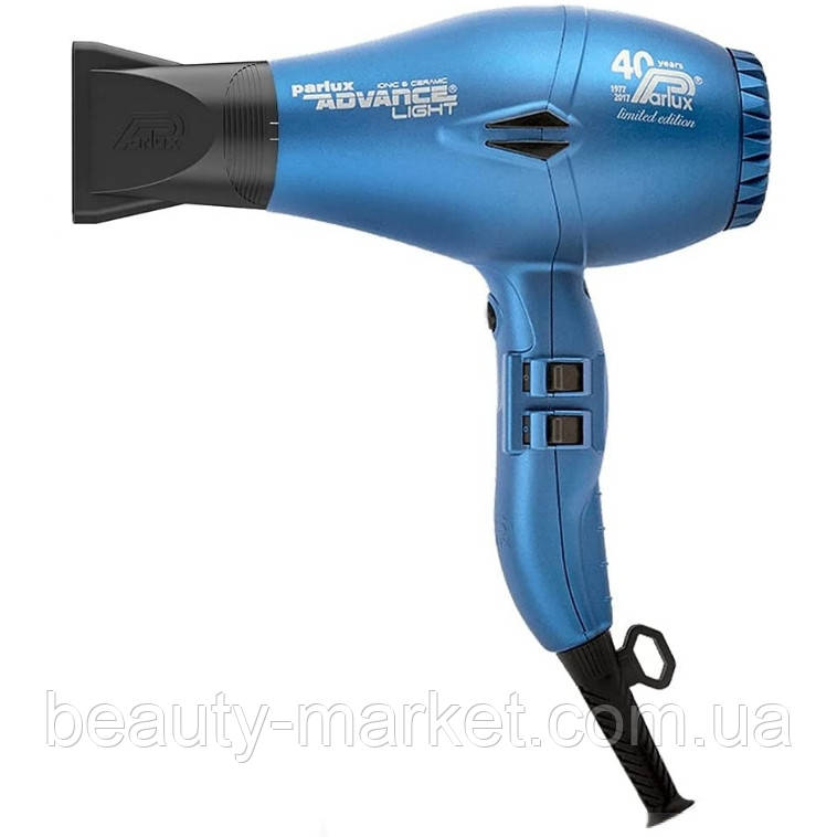 Фен для волосся Parlux Advance Light 2200W синій матовий