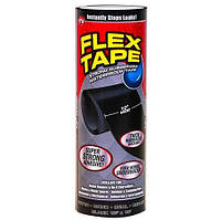 Скотч водонепроникний Flex Tape 30 х 100 см (PP + розтоплений клей) Чорний