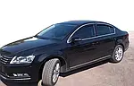 Вітровики з хромом молдингом SD (4 шт, EU, HIC) для Volkswagen Passat B7 2012-2015рр