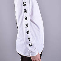 Лонгслів Madness Skateboards Trickle Down White Long Sleeve (розмір М), фото 5