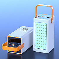 Швидке заряджання Power Bank Solar Energy 100000 mAh Чорний