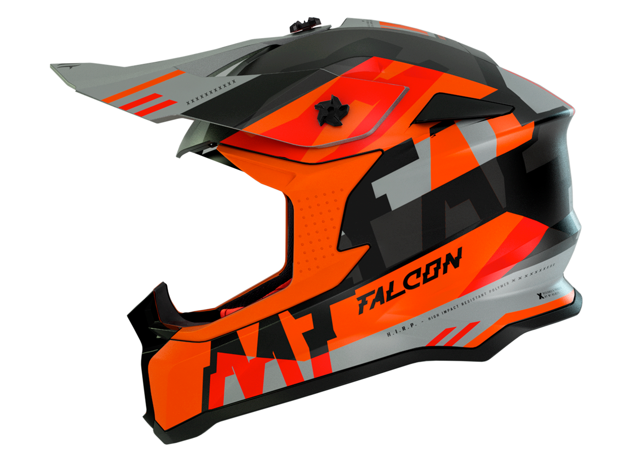 Мотошолом MT FALCON ARYA A4 Matt Orange XS