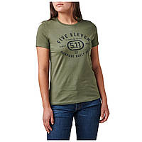 Футболка жіноча з малюнком 5.11 Tactical Women's Purpose Crest Military Green XL