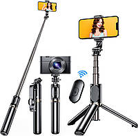Blukar Selfie Stick, 4 в 1, выдвижная Bluetooth-палка для селфи, штатив