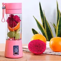Портативний блендер USB Juice Cup HM-03 (4 ножі) (GIPS), Бездротовий блендер для Смузі