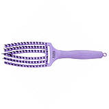 Щітка для волосся Olivia Garden Finger Brush Combo Lavender Medium, фото 3