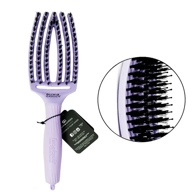 Щітка для волосся Olivia Garden Finger Brush Combo Lavender Medium