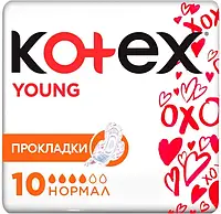 Гигиенические прокладки Kotex Young Normal, 10 шт.