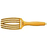 Щітка для волосся Olivia Garden Finger Brush Combo Medium Sun Flower, фото 2