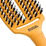 Щітка для волосся Olivia Garden Finger Brush Combo Medium Sun Flower, фото 3