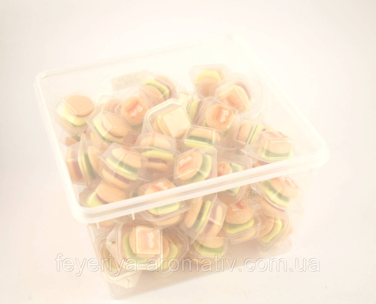 Желейные конфеты Trolli Mini Burger 60шт., 600гр (Германия) - фото 2 - id-p534165753