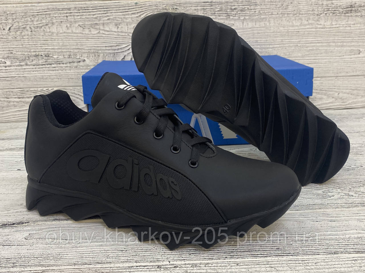 Мужские кроссовки Adidas Адидас р.39-45 Натуральная кожа! Гарантия ...