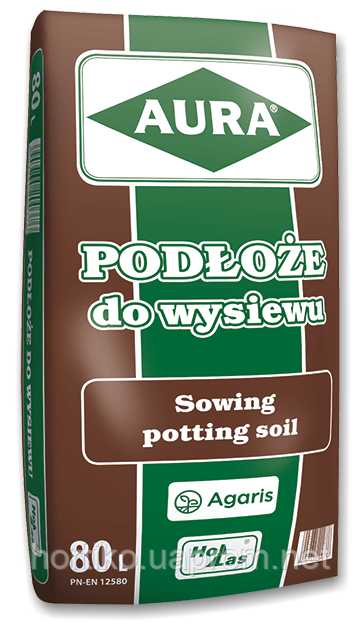 Субстрат для посіву, квітів, овочів Aura (мішок 80 л)
