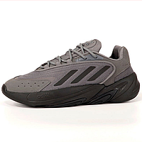 Кроссовки мужские Adidas Ozelia gray black / Адидас Озелия серые черные