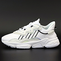 Кроссовки женские Adidas Ozweego white / Адидас Озвиго белые