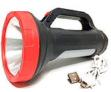 Ліхтар ручний (прожектор) XPRo 503 з боковим світлом з USB-зарядкою чорний, фото 3