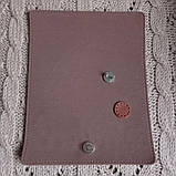 Клапан для сумки 20*25. "3 слона". Колір Кориця, фото 2