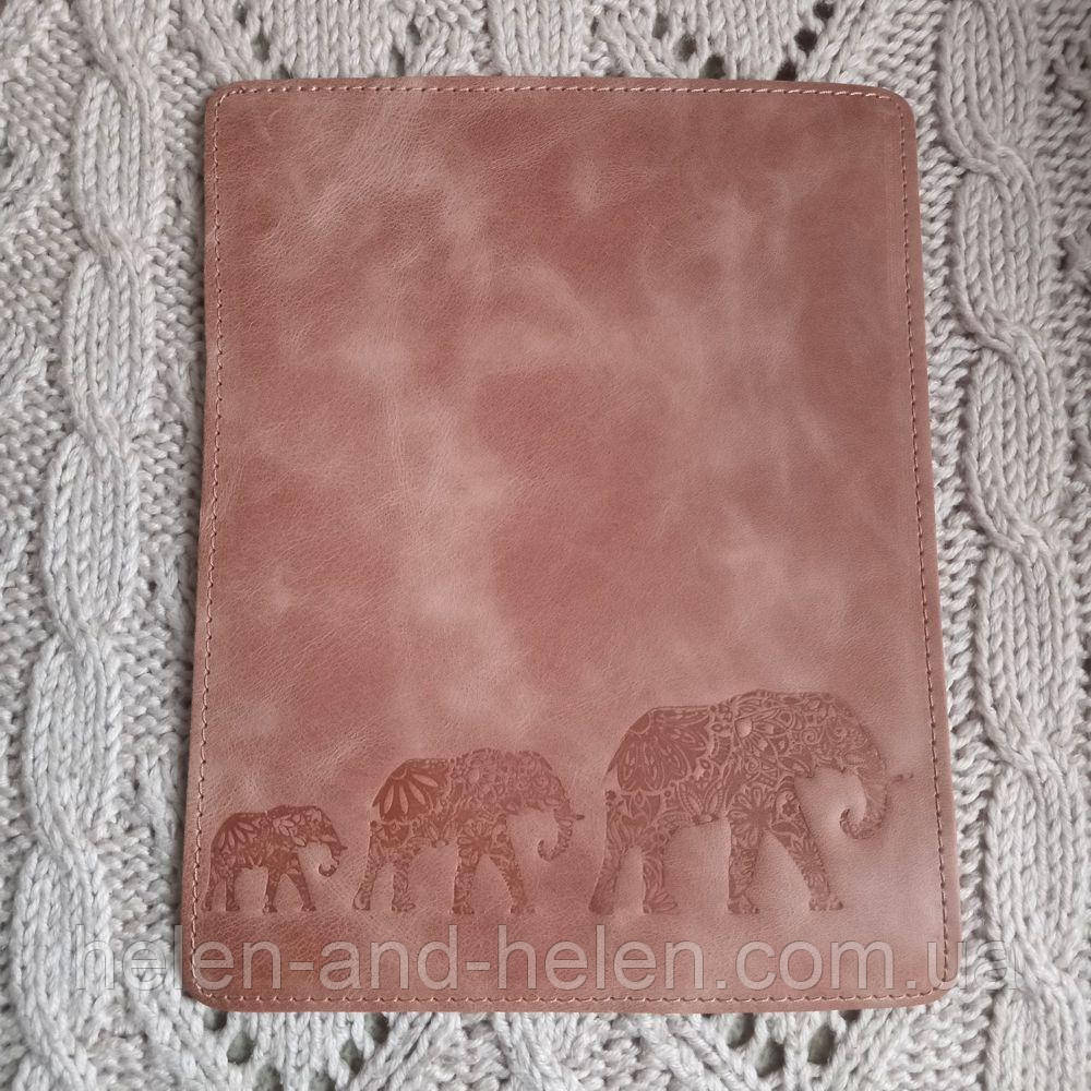 Клапан для сумки 20*25. "3 слона". Колір Кориця, фото 1