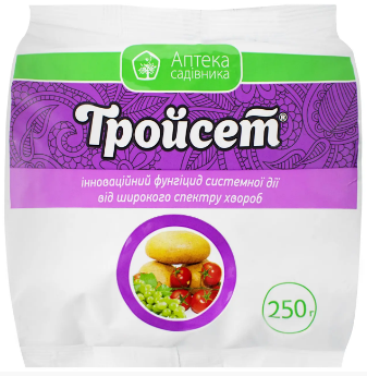 Комплексний трикомпонентний Фунгіцид Тройсет 250 г, Ukravit, фото 1