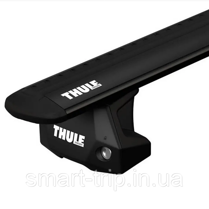 Багажник (комплект) Thule Evo WingBar Black Fixpoint для авто зі штатними місцями 7107-711XB-KIT
