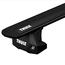 Багажник (комплект) Thule Evo WingBar Black Fixpoint для авто зі штатними місцями 7107-711XB-KIT