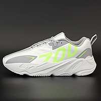 Кроссовки мужские Adidas Yeezy Boost 700 gray white / Адидас Изи буст 700 серые белые