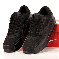 Кроссовки женские и мужские Nike air max 90 black / Найк аир макс 90 черные