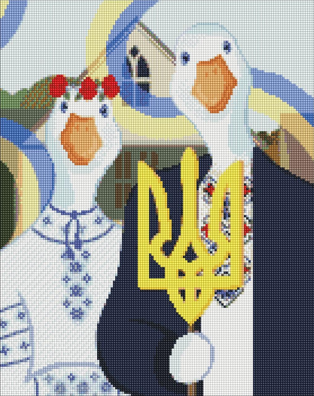 Алмазна мозаїка AMO7450 Українська готика ©arts.sspace, 40х50cм Ideyka на підрамнику