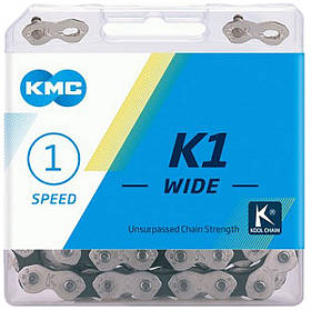 Ланцюг KMC K1 Wide Single-speed із замком BK1WNB110
