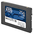 Накопитель твердотельный SSD  256GB Patriot P220 2.5" SATAIII TLC (P220S256G25), фото 2