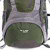 Туристичний рюкзак каркасний COLOR LIFE GA-172 V-50+10л оливковий, фото 10