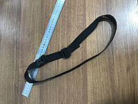 Стяжной ремень черный на фастексе 2,5 см ширина, 100 см длина