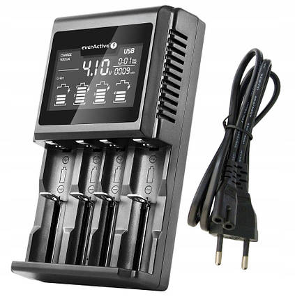 Зарядний пристрій EverActive UC-4000 LI-ION NI-MH AA AAA, фото 3
